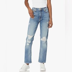 Ramy Brook Women's Adriana Ripped Straight Leg Jean